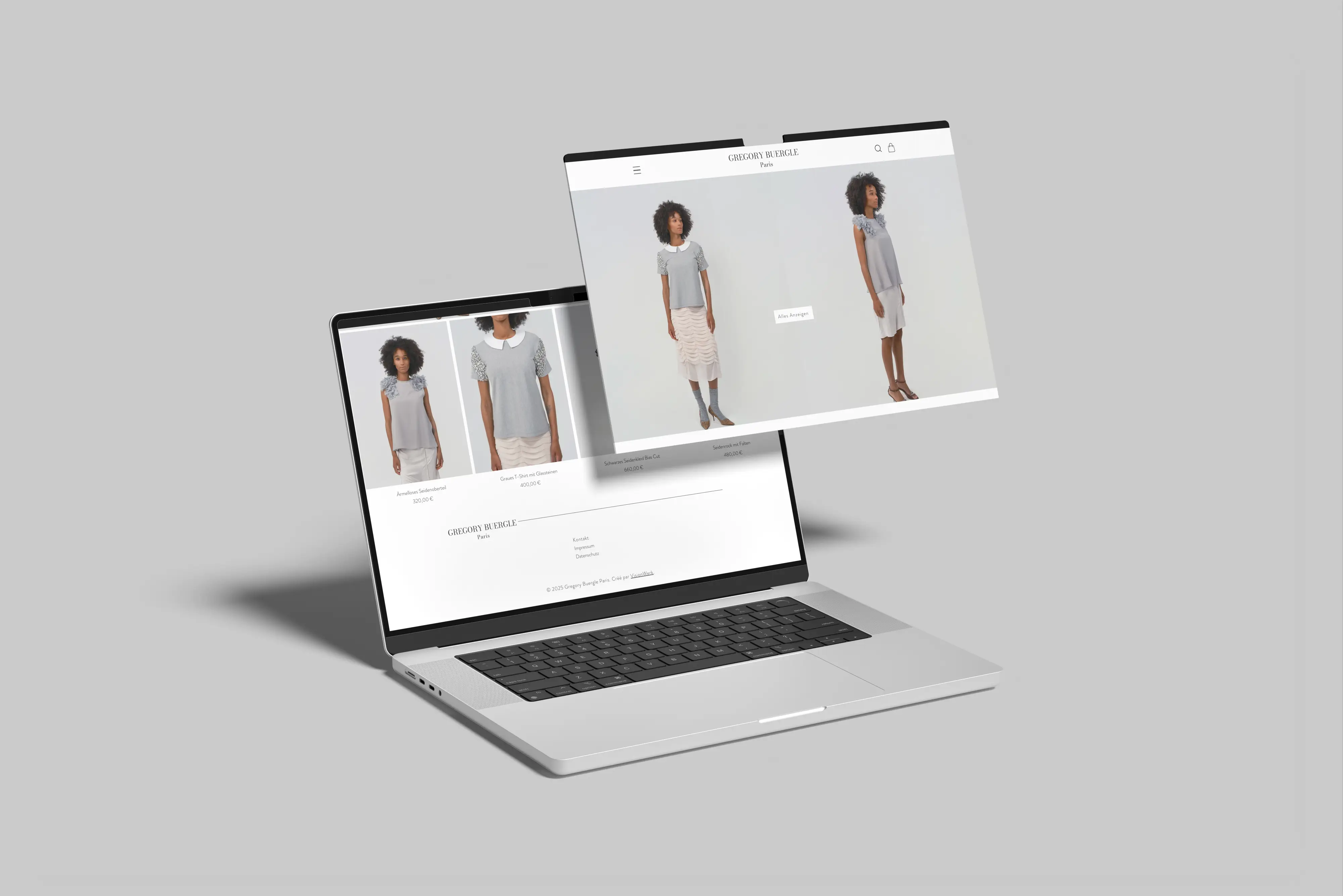 Website-Referenz Gregory Buergle, Mode & Fashion