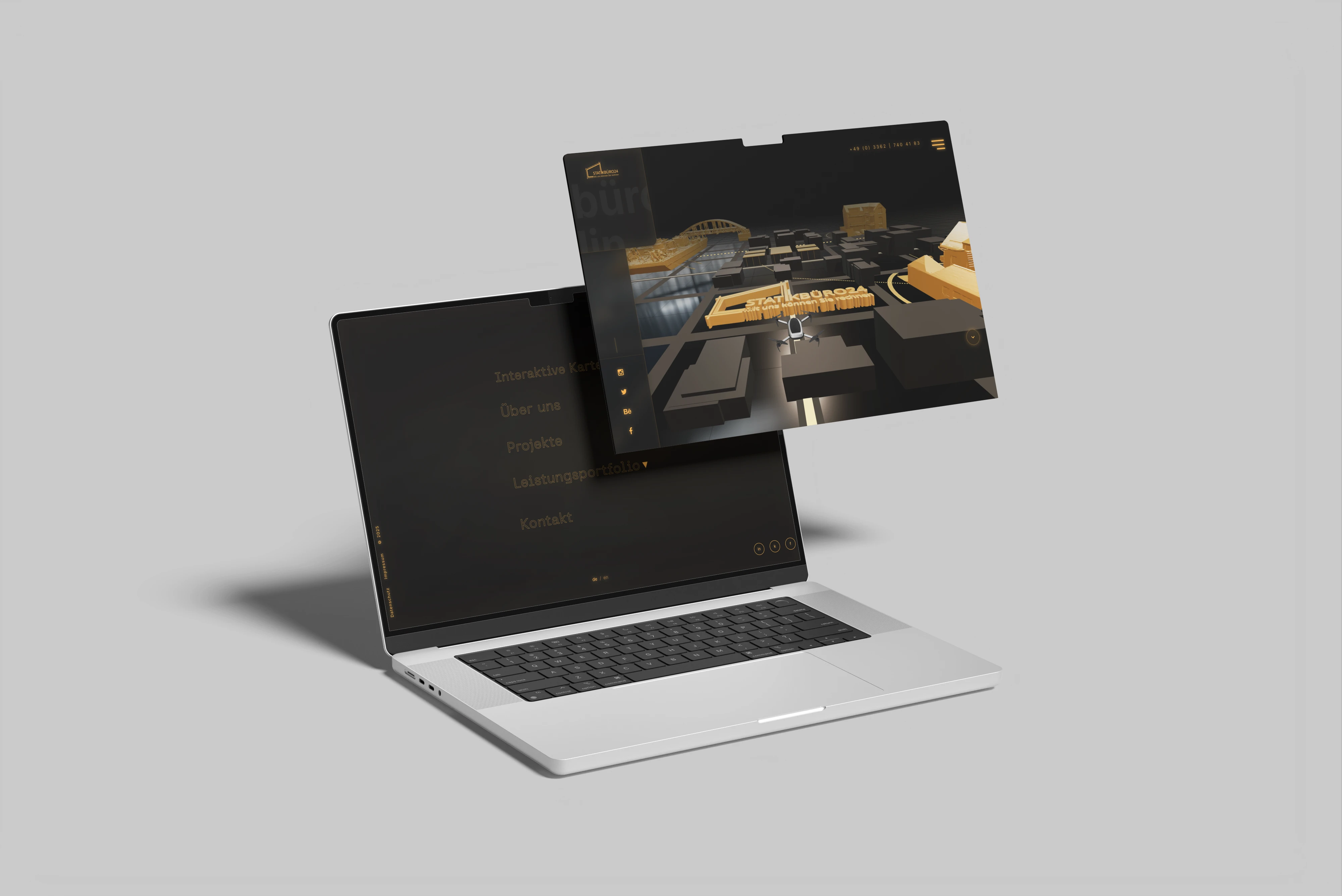 Statikbüro24 Webseite - Architektur Webdesign Berlin